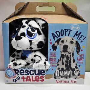Little Tikes Rescue Tales Adoptable Pet Dalmatian Interactive Plush Pet Toy NWT